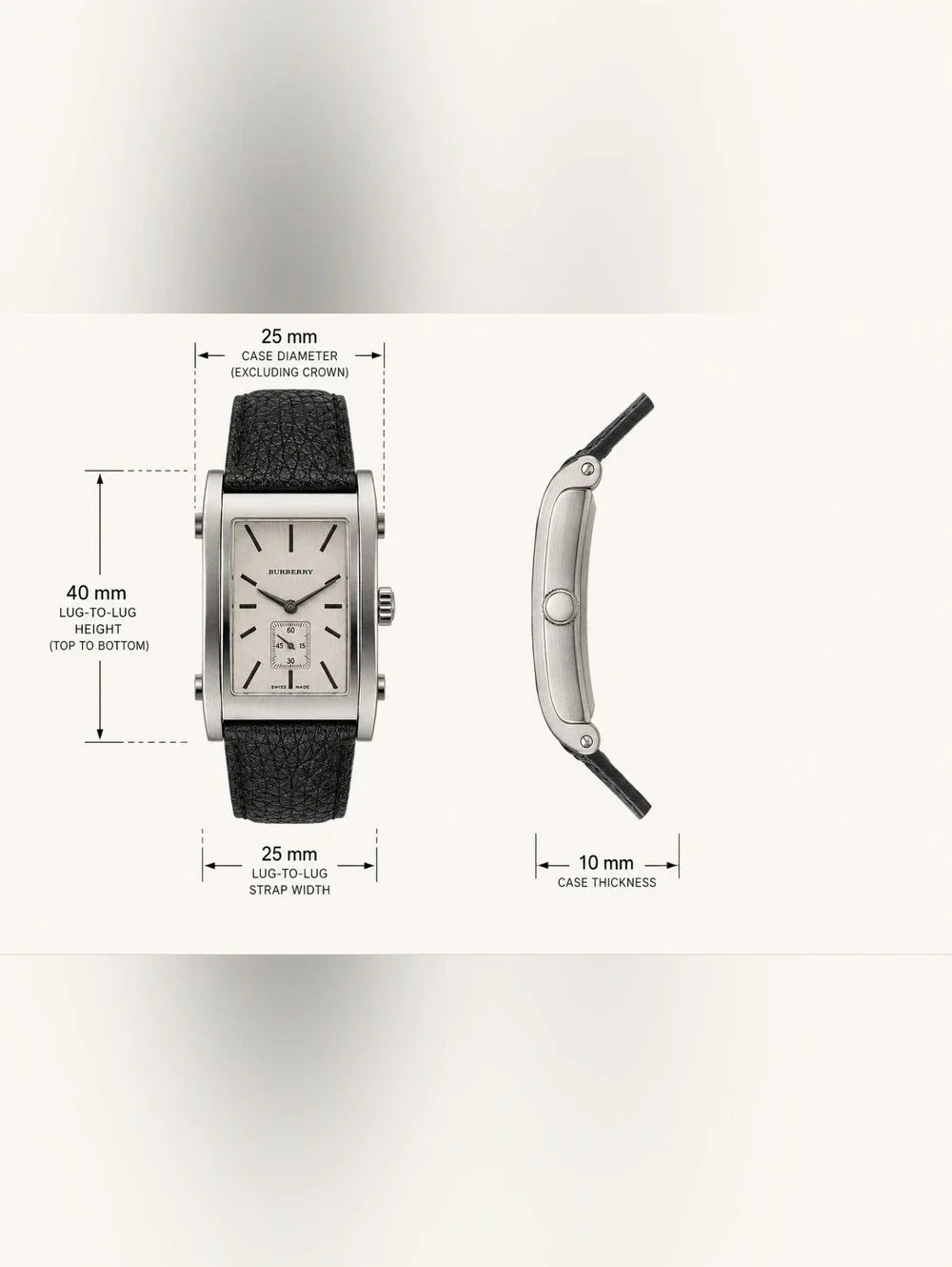 Burberry BU1100 Tank Watch